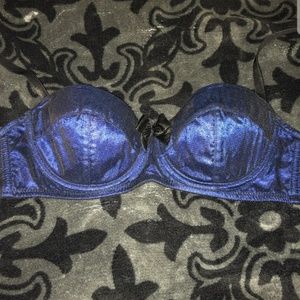 Blue Sparkly Bra